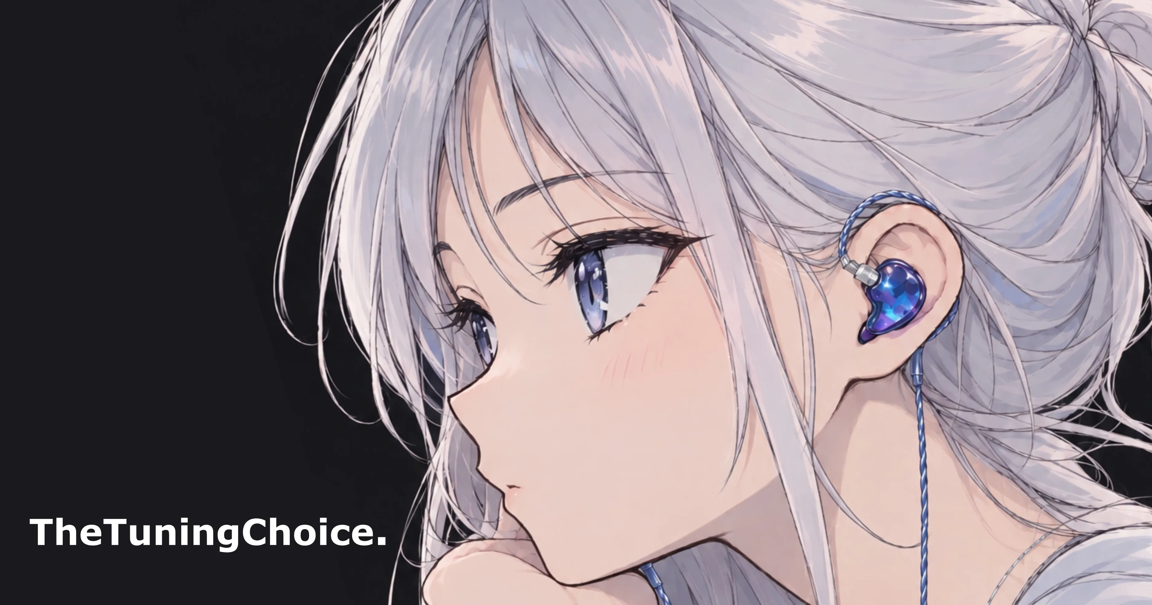 TheTuningChoice illustration - a listener wearing in-ear monitors