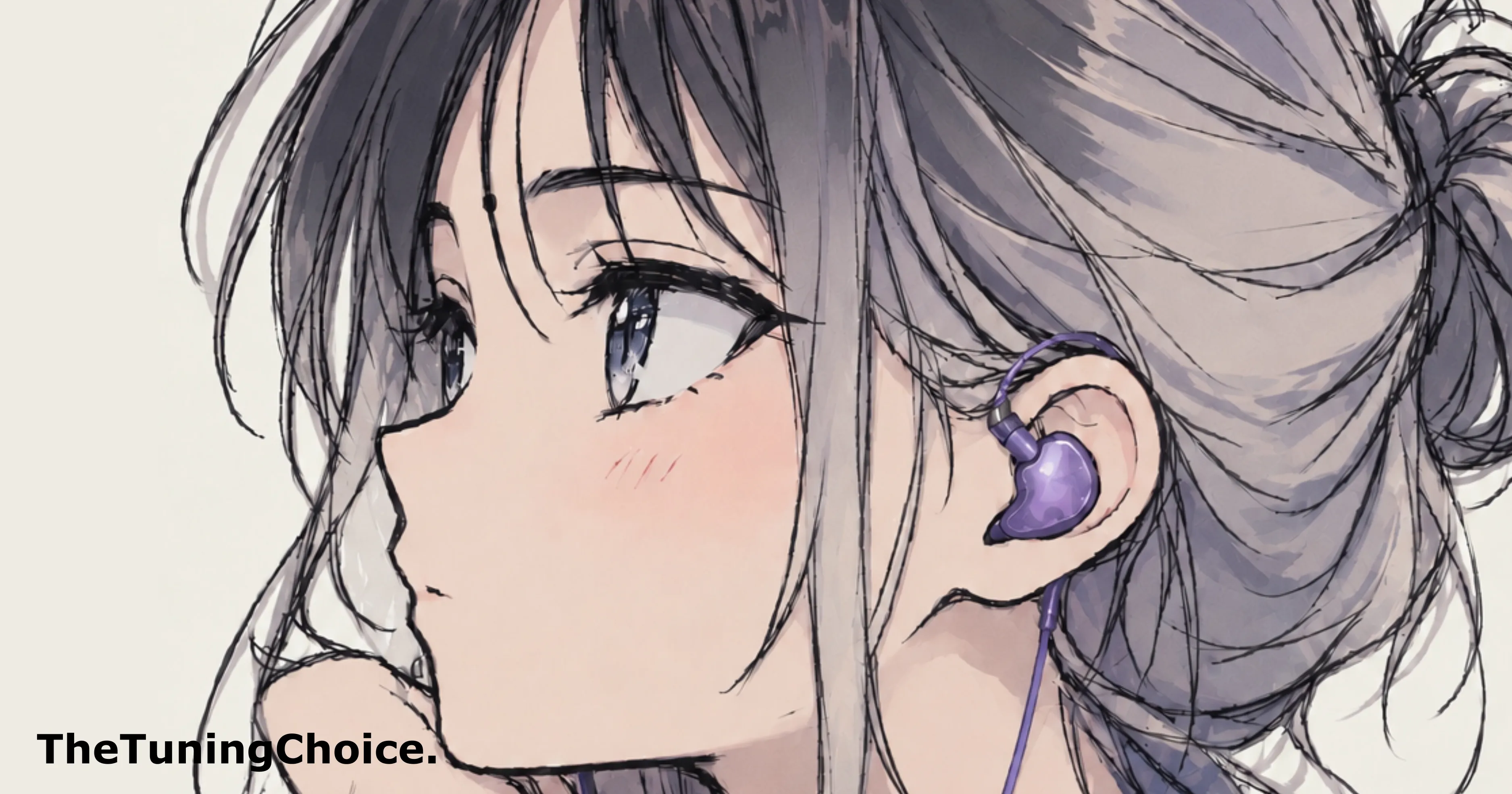 TheTuningChoice illustration - a listener wearing in-ear monitors