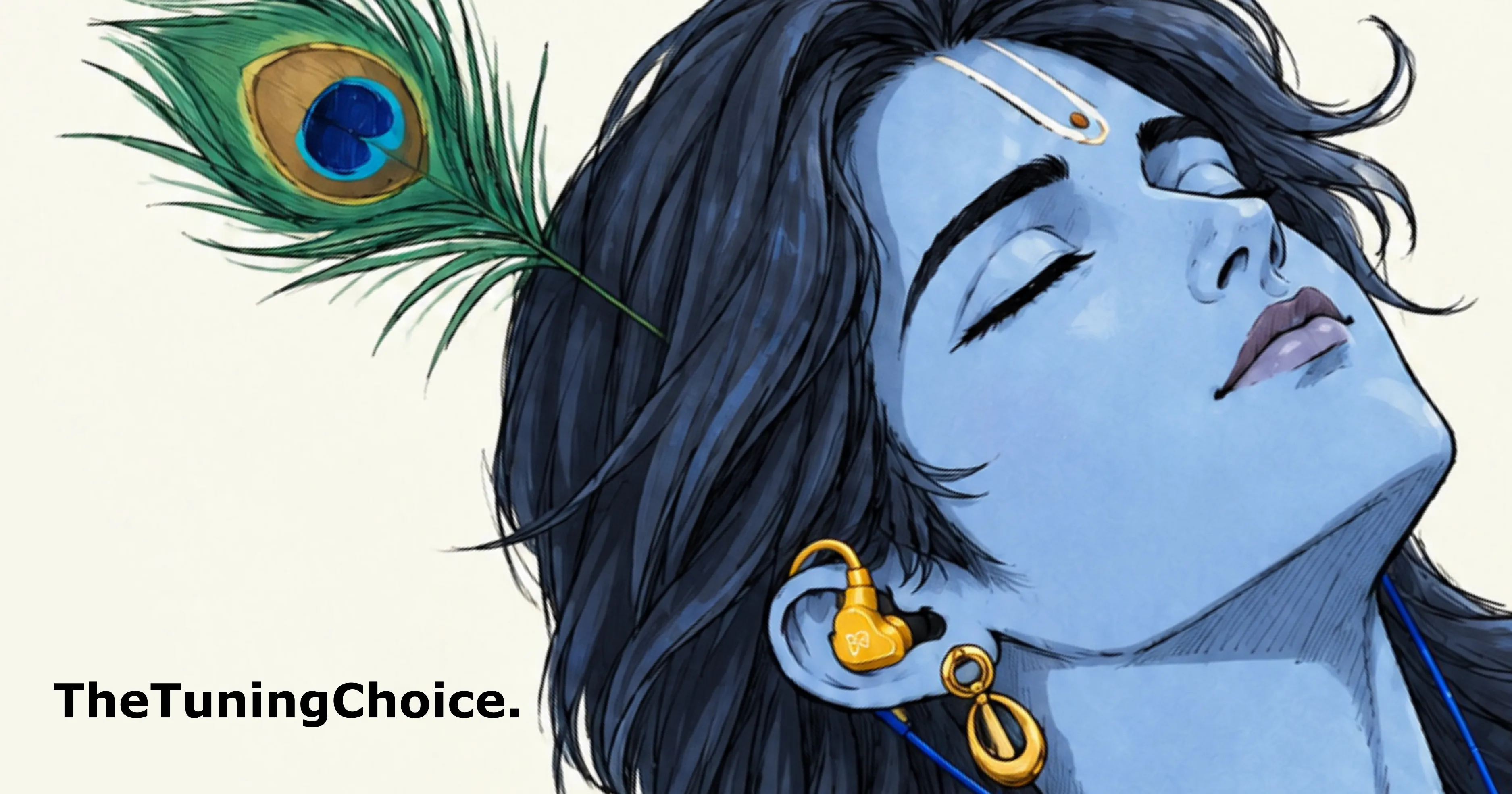 TheTuningChoice illustration - a listener wearing in-ear monitors