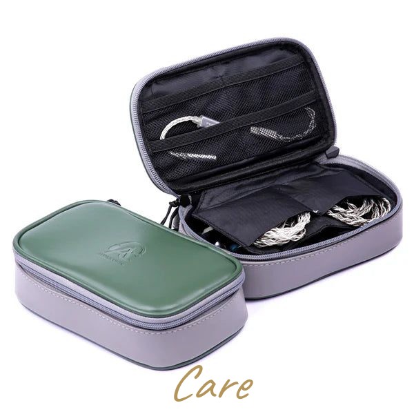 AUDIOCULAR CRATE AC43 PU Leather Carry Case For Earphones and In-ear monitors